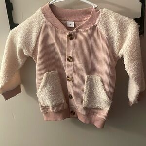 Light pink long sleeve jacket